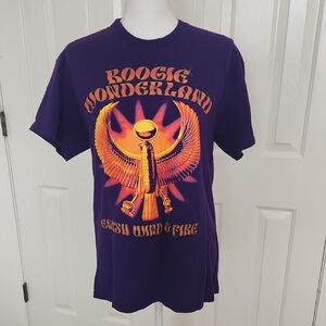 Earth Wind Fire 2024 Tour Tshirt 100% Cotton Medium Purple